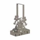 Modern Design Floral Iron Cup Holder Basket Made in Italy - Marken Viadurini