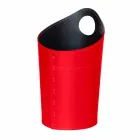 Recycled paper waste basket in Ambrogio handmade leather Viadurini