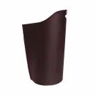 Internal leather pellet basket 15 Kg of Sapel design Viadurini