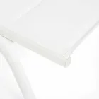 Outdoor Chaise Longue in Textilene and Aluminium with Wheels, 4 Pieces - Babilonia Viadurini