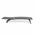 Outdoor Chaise Longue in Textilene and Aluminium with Wheels, 4 Pieces - Babilonia Viadurini