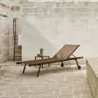 Garden Chaise Longue Aluminium and Technical Fabric - Bahia by Varaschin Viadurini