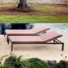 Garden Chaise Longue with or without High Quality Mattress - Filomenalet Viadurini