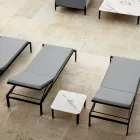 Garden Chaise Longue with or without High Quality Mattress - Filomenalet Viadurini