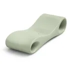 Garden Chaise Longue in Colored Polyethylene Made in Italy - Flores Viadurini