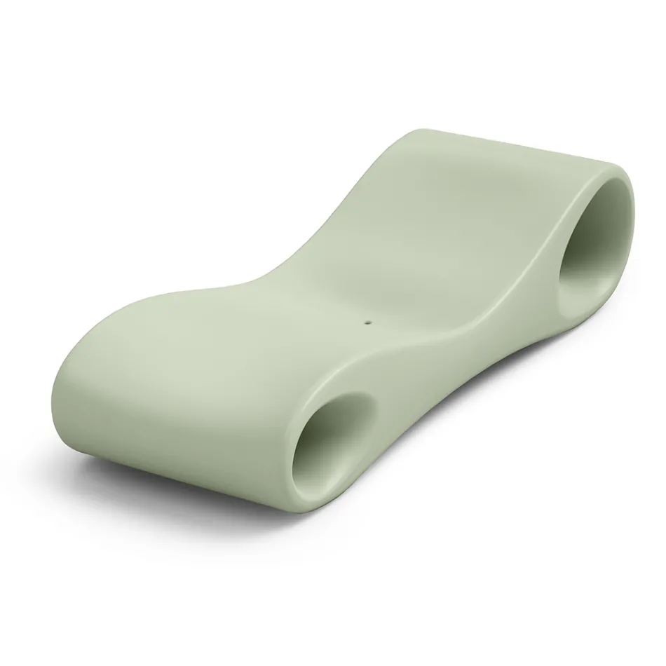 Garden Chaise Longue in Colored Polyethylene Made in Italy - Flores Viadurini