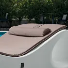 Garden Chaise Longue in Colored Polyethylene Made in Italy - Flores Viadurini
