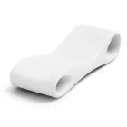 Garden Chaise Longue in Colored Polyethylene Made in Italy - Flores Viadurini