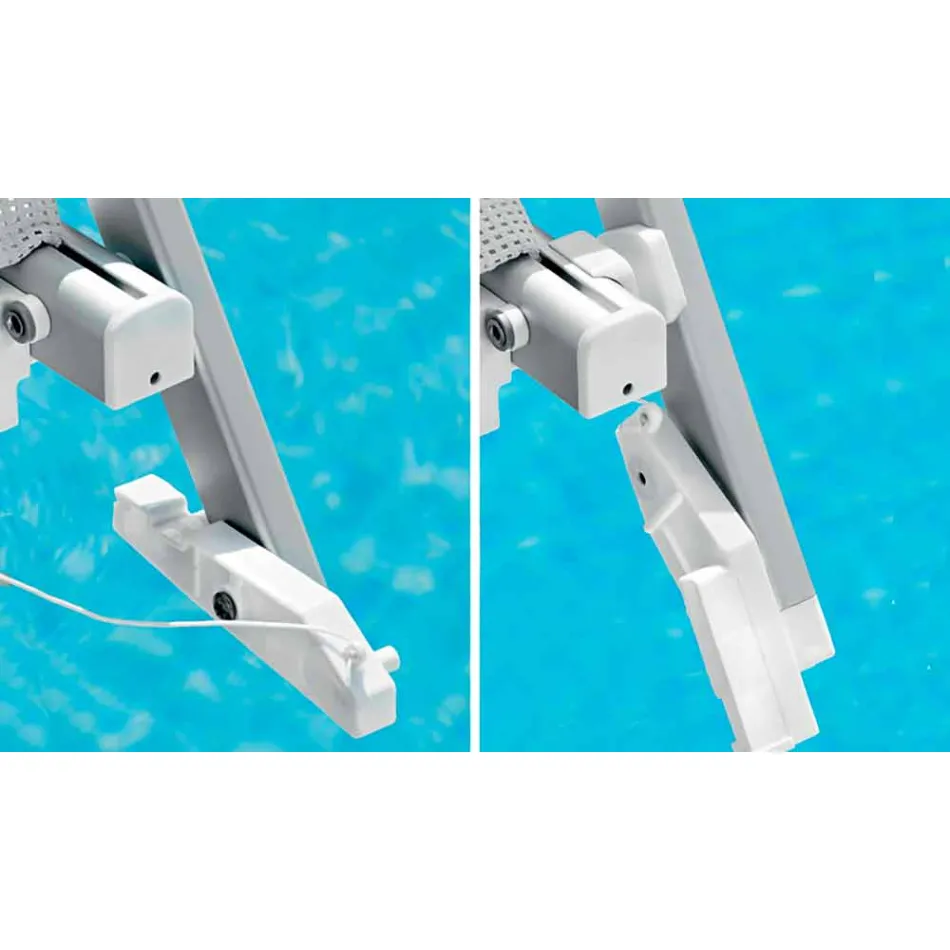 Modern Garden Chaise Longue with Parasol and Reclining Backrest - Arnold Viadurini