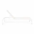 Homemotion Aluminium Reclining Garden Chaise Longue, 4 Pieces - Lester Viadurini
