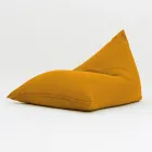 Chaise Lounge for the Garden in Outdoor Fabric Saffron Colour - Maestrale Viadurini