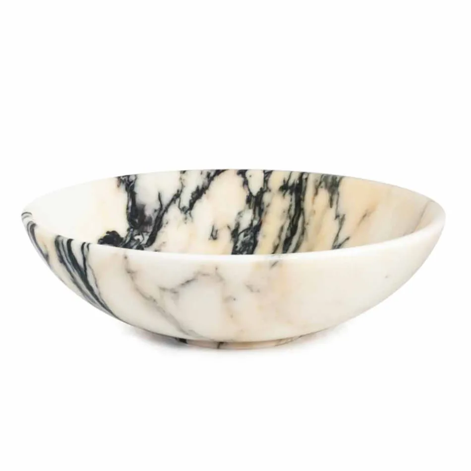 Fruit bowl in Portoro, Marquinia or Paonazzo marble Made in Italy - Fruit Viadurini