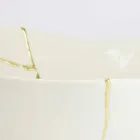 Bowls in White Porcelain and Gold Leaf Italian Luxury Design - Cicatroro Viadurini