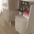 Column with Four Doors with Cannetté Processing Made in Italy - Sweets Viadurini