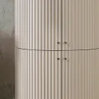 Column with Four Doors with Cannetté Processing Made in Italy - Sweets Viadurini