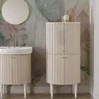 Column with Four Doors with Cannetté Processing Made in Italy - Sweets Viadurini