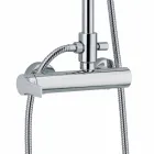 Shower Column with Brass Single Lever Mixer Made in Italy - Padula Viadurini