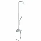 Shower Column with Thermostatic Mixer in Brass Made in Italy - Gallo Viadurini