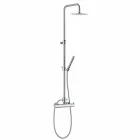 Shower Column with Thermostatic Mixer in Brass Made in Italy - Gallo Viadurini