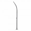 Outdoor Shower Column in Steel with Built-in Shower Head Made in Italy - Yuki