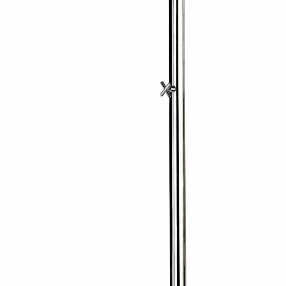 Garden Shower Column in Chromed Stainless Steel Made in Italy - Modeo Viadurini