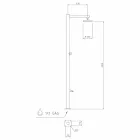 Garden Shower Column in Chromed Stainless Steel Made in Italy - Modeo Viadurini