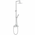 Luxury Shower Column in Brass Chrome Finish Made in Italy - Gallo Viadurini