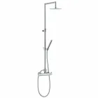 Luxury Shower Column in Brass Chrome Finish Made in Italy - Gallo Viadurini