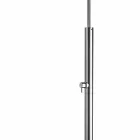 Outdoor Shower Column in Chromed Steel with Mixer Made in Italy - Norton Viadurini