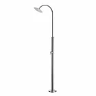 Outdoor Shower Column in Chromed Steel with Mixer Made in Italy - Norton Viadurini