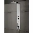 Steel Shower Column with Rain Showerhead Made in Italy - Sailor Viadurini