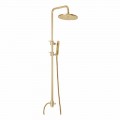 Brass Shower Column with Abs Shower and Made in Italy Shower Head - Bonnet