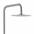 Single-lever Shower Column in Brass Chrome Finish Made in Italy - Padula Viadurini