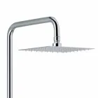 Single-lever Shower Column in Brass Chrome Finish Made in Italy - Padula Viadurini