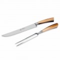 Roast Knife and Fork, Berti Exclusive for Viadurini - Careno