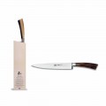 Fish Knife Equipped with Block, Berti Exclusive for Viadurini - Reano