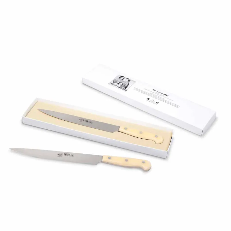 Berti Stainless Steel Salami Roast Knife Exclusive for Viadurini - Gracco Viadurini