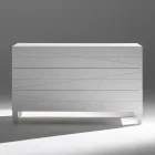 Chest of Drawers with 3 Drawers in Painted Wood Chipboard - Gemelli Viadurini