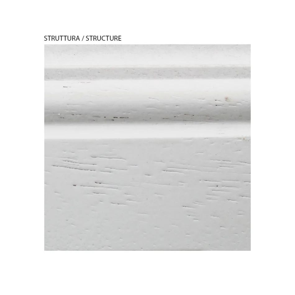 Bedside table with structure in veneered wood particles Made in Italy - Thor Viadurini