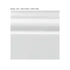 Bedside table with structure in veneered wood particles Made in Italy - Thor Viadurini