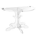 Classic design bedside table, in acrylic crystal and PMMA Tiana