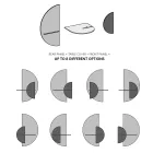 Modern Modular Bedside Table in Plywood Elegant and Versatile Design - Ramia Viadurini