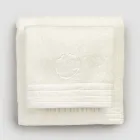 Complete set of face towel and guest towel in terry and linen blend - Kilim Viadurini