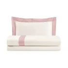 Complete Single and a Half Duvet Cover in 100% Cotton and 10% Cotton Satin - Detail Viadurini
