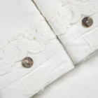 Double Sheet Set in Light Linen and Armonia Lace 2 Colours - Dettox Viadurini