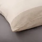 Complete Double Bed in 90% Cotton and 10% Linen Made in Italy - Nestle Viadurini