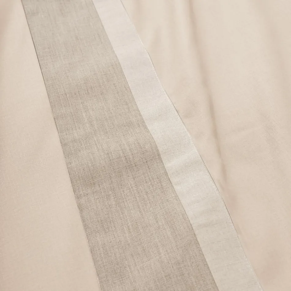 Double Bed Set in 90% Cotton and 10% Linen Made in Italy - Nestle Viadurini