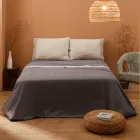 Double Bed Set in 90% Cotton and 10% Linen Made in Italy - Nestle Viadurini