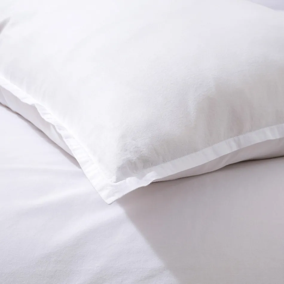 Complete Double Bed in Pure Cotton Garment Dyed and Shaded - Delicacy Viadurini