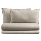 Double Bed Complete in Pure Cotton Garment Dyed and Shaded - Delicacy Viadurini